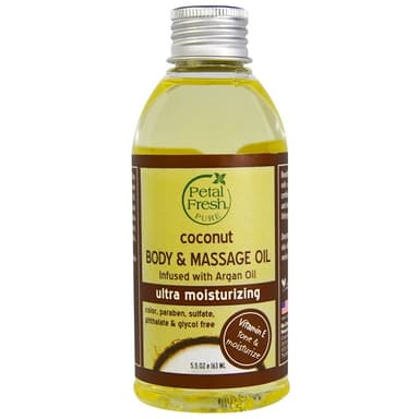 Pure, Coconut Body & Massage Oil, Ultra Moisturizing