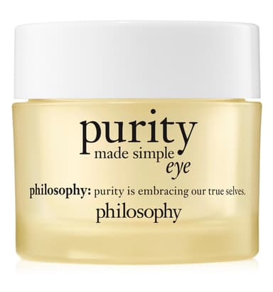 purity made simple eye gel