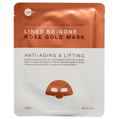 Facial In-A-Flash Lines Be-Gone Rose Gold Mask