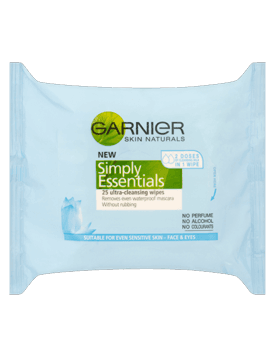 Garnier Essentials Simply Essentials Vitamin Enriched Cleansing Wipes
