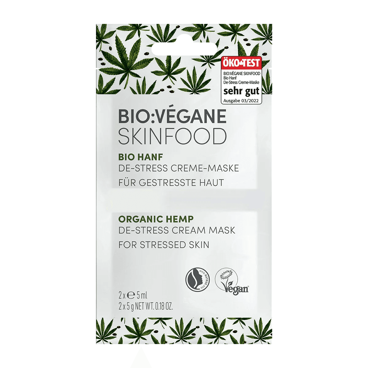 Organic Hemp De-Stress Cream-Mask