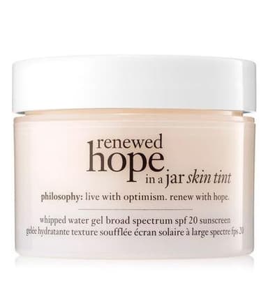 renewed hope in a jar tinted moisturizer gel cream spf 20