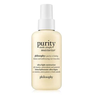 purity made simple ultra-light moisturizer