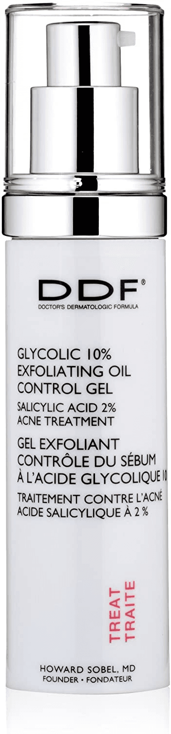 Glycolic 10% Exfoliating Oil Control Gel (Salicylic Acid 2% Acne Treatment)