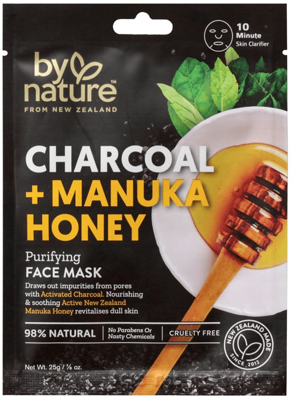 Purifying Charcoal + Manuka Honey Sheet Face Mask