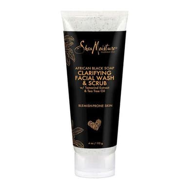 African Black Soap Facial Wash & Scrub