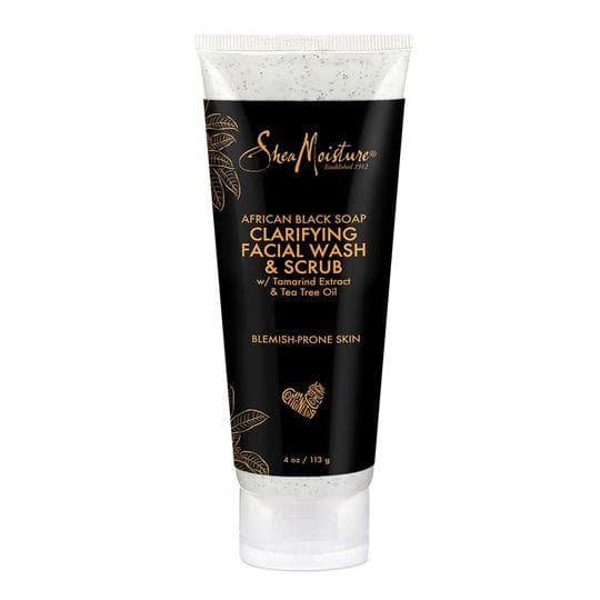 African Black Soap Facial Wash & Scrub