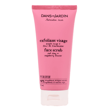Face Scrub Red Clay + Raspberry Flower