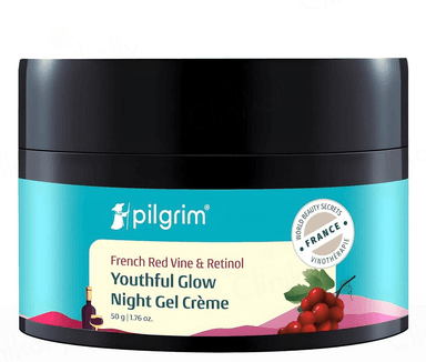 French Red Vine & Retinol Youthful Glow Night Gel Creme