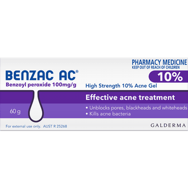 Benzac AC High Strength 10% Acne Gel