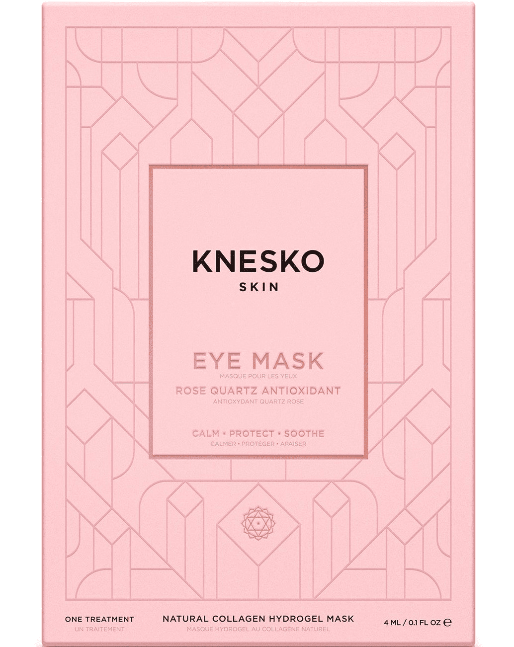 Rose Quartz Antioxidant Collagen Eye Mask
