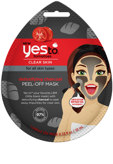 Detoxifying Charcoal Peel-Off Mask – Single Use