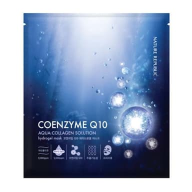 Aqua Collagen Solution Coenzyme Q10 Hydro Gel Mask
