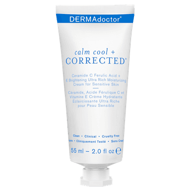 Calm Cool + Corrected Ceramide C Ferulic Acid + E Brightening Ultra-Rich Moisturizing Cream for Sensitive Skin