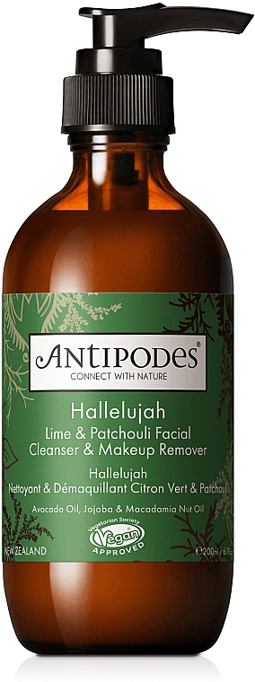 Hallelujah Lime & Patchouli Cleanser & Makeup Remover