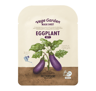 Vege Garden Eggplant Mask Sheet
