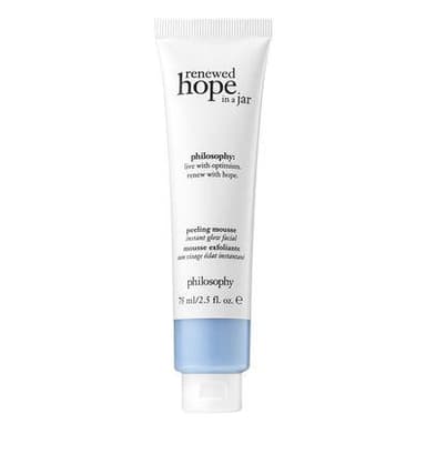 renewed hope in a jar peeling mousse instant glow facial mask
