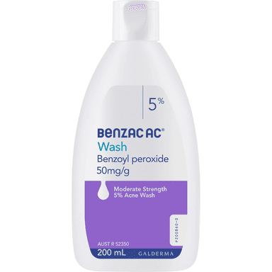 Benzac AC Moderate Strength 5% Acne Wash