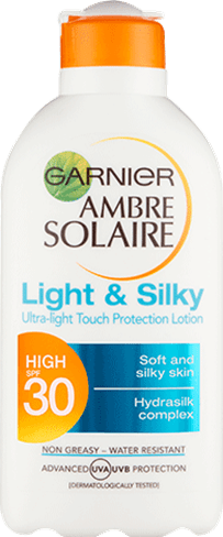 Ambre Solaire Sunscreen SPF 30 Ambre Solaire Light And Silky Sun Cream SPF 30