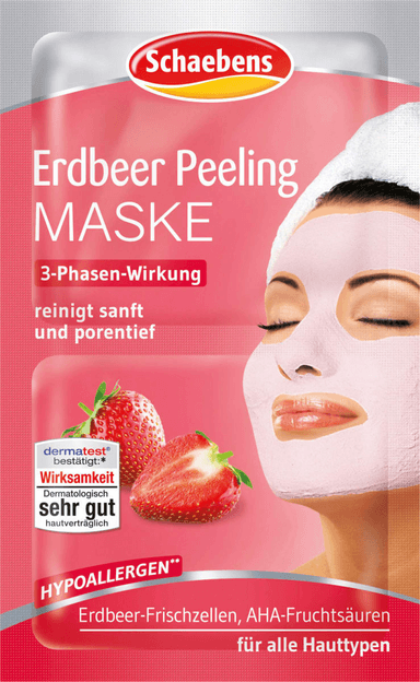 Erdbeer Peeling Gesichtsmaske
