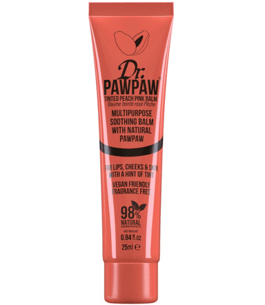 Tinted Peach Pink Lip Balm