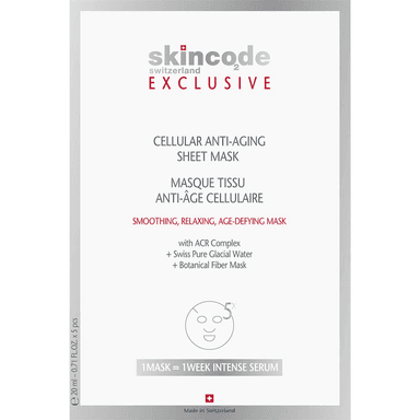 Skincode Exclusive Cellular Anti-Aging Sheet Mask