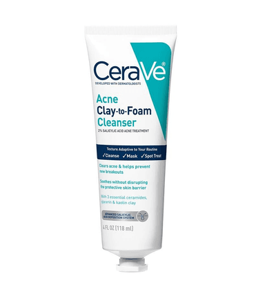 Clay To Foam Acne Face Wash