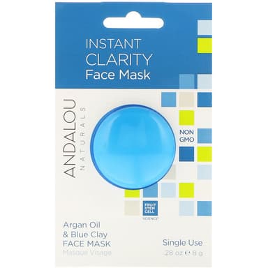 Instant Clarity, Argan Oil & Blue Clay Face Mask