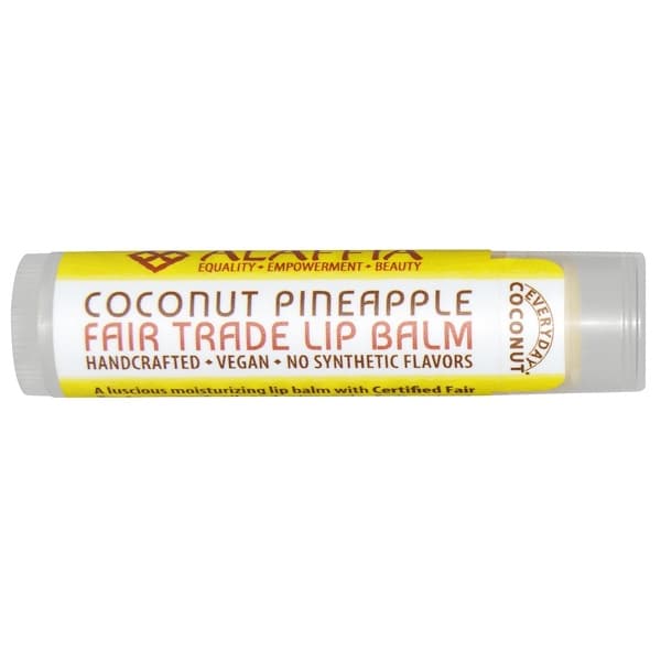 Everyday Coconut, Fair Trade Lip Balm, Coconut Pineapple