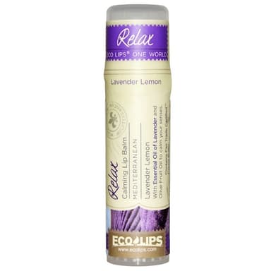 One World, Calming Lip Balm, Relax, Lavender Lemon