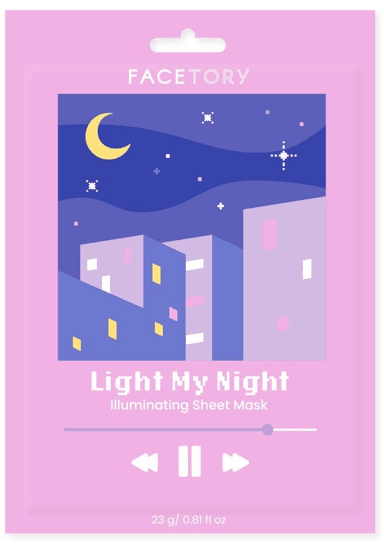 Light My Night Illuminating Sheet Mask - Yuja