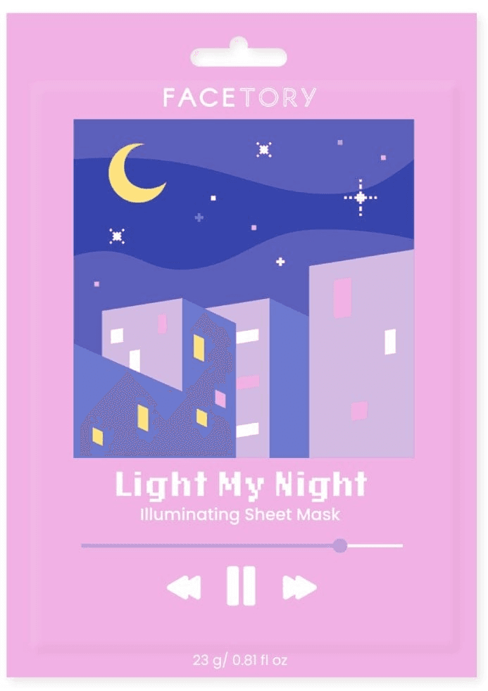 Light My Night Illuminating Sheet Mask - Yuja