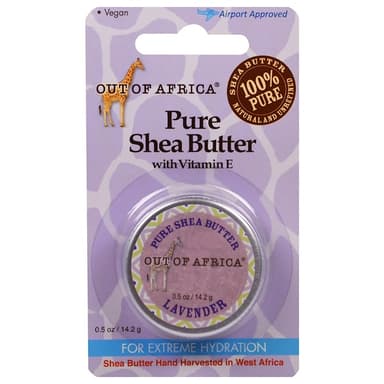 Pure Shea Butter With Vitamin E, Lavender