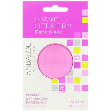 Instant Lift & Firm, Marula Oil & Purple Clay Face Mask