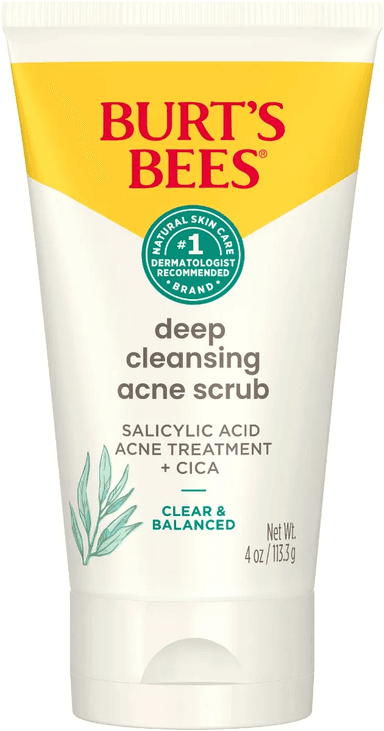 Clear & Balanced Deep Cleansing Acne Scrub with Salicylic Acid