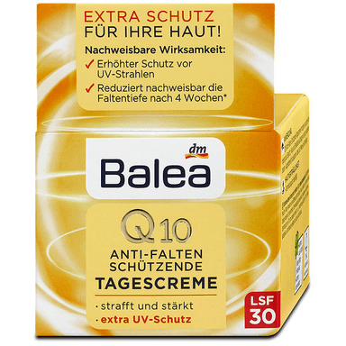 Tagescreme Q10 Anti-Falten Schützende TageSPFlege Lsf 30