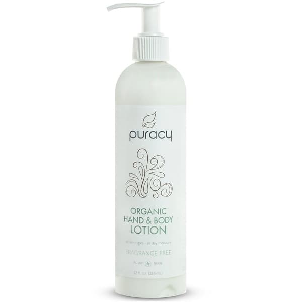 Organic Hand & Body Lotion, Fragrance-Free