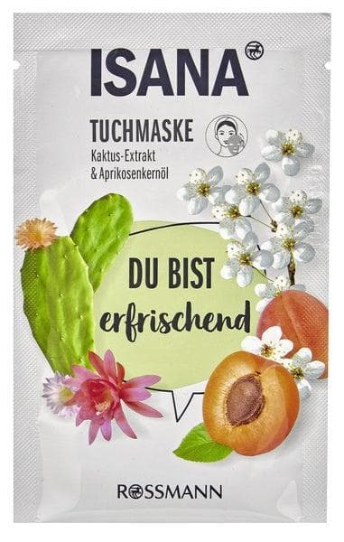 Tuchmaske "Du Bist Erfrischend" Mit Kaktus-Extrakt Und Aprikosenkernöl