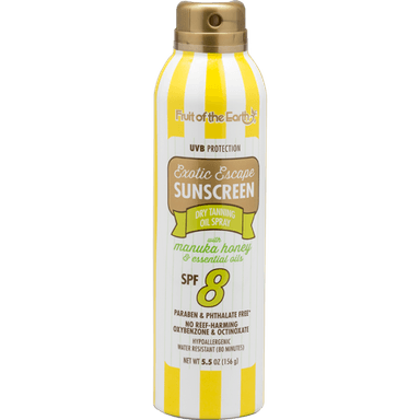 Sunscreen With Manuka Honey And Essential Oils SPF 8 Spray