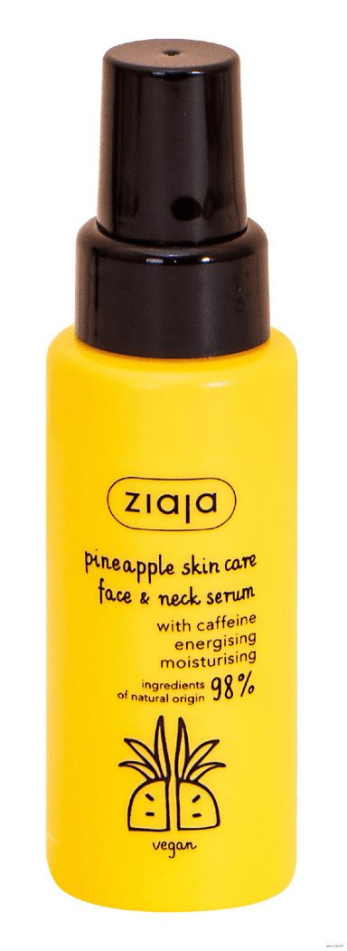 Pineapple Skin Care Face And Neck Serum With Caffeine