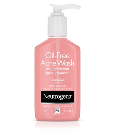 Oil-Free Acne Wash Pink Grapefruit Facial Cleanser