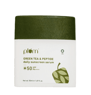 Green Tea & Peptide Daily Sunscreen Serum with Broad-spectrum SPF 50 & PA++++