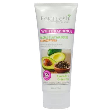 Botanicals, White Radiance Facial Clay Masque, Avocado + Green Tea