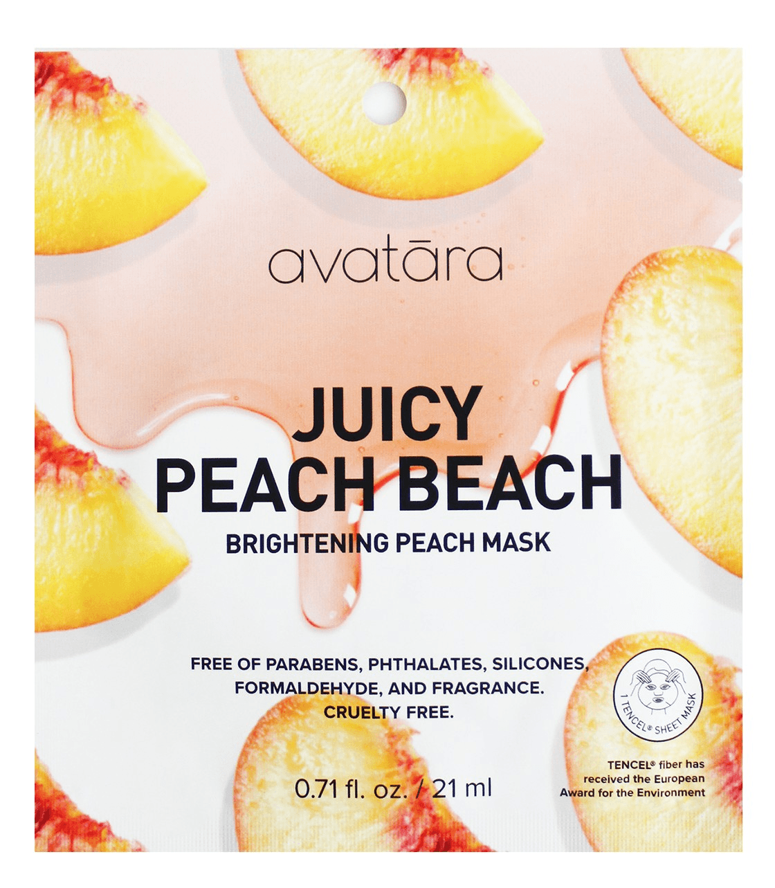 Peach Beach Brightening Face Mask