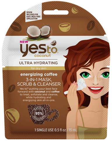 Energizing Coffee 3-in-1 Mask, Scrub & Cleanser