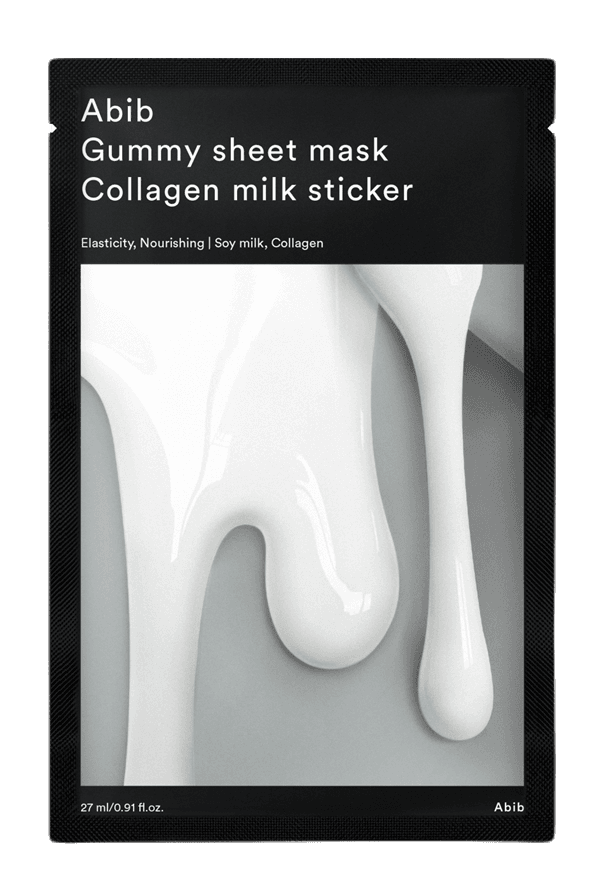 Gummy Sheet Mask Collagen Milk Sticker