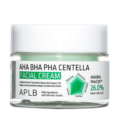 AHA BHA PHA Centella Facial Cream