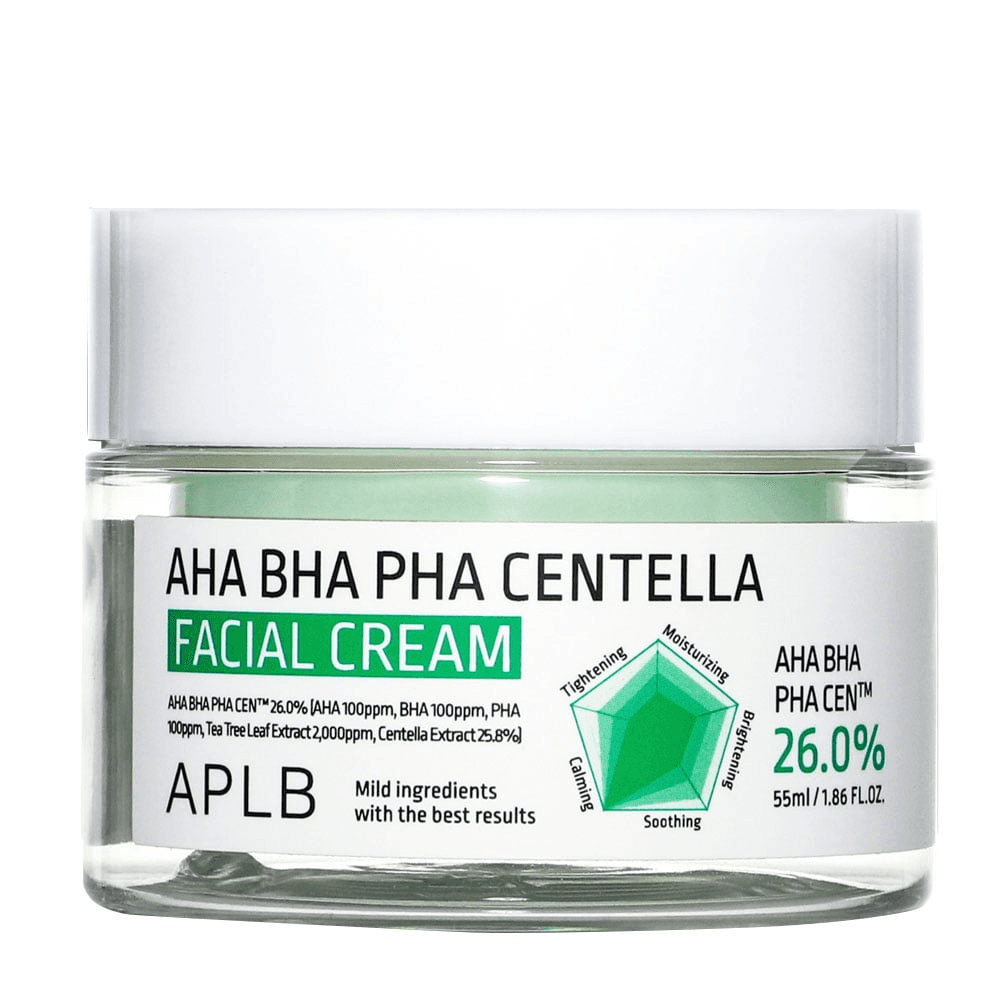 AHA BHA PHA Centella Facial Cream