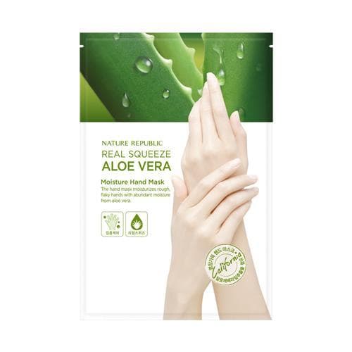Real Squeeze Aloe Vera Moisture Hand Mask