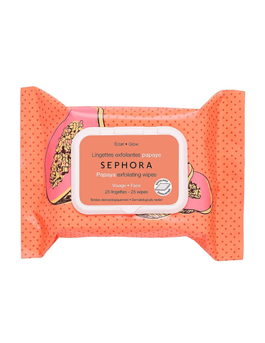 Exfoilating Wipes - Papaya - Glow